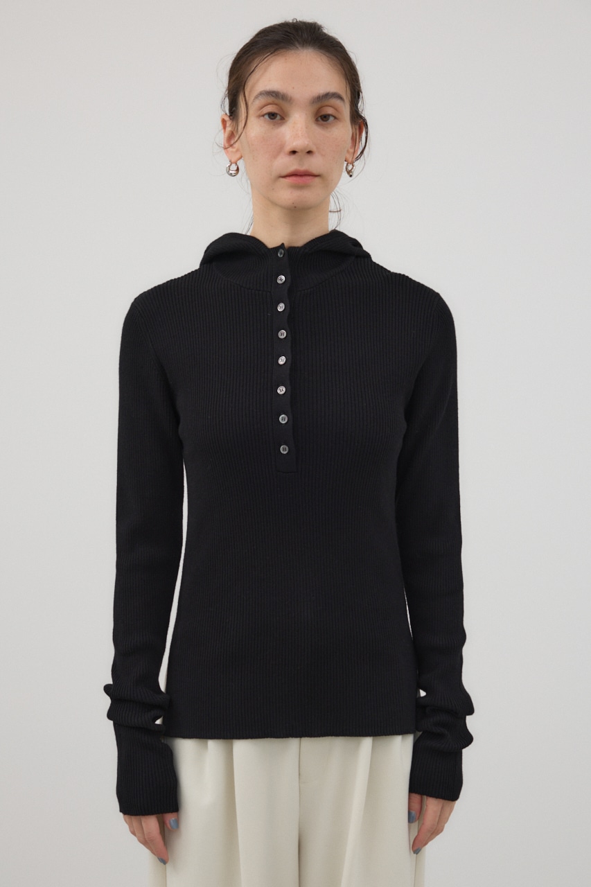 バラクラバニットプルオーバー BLK FREE