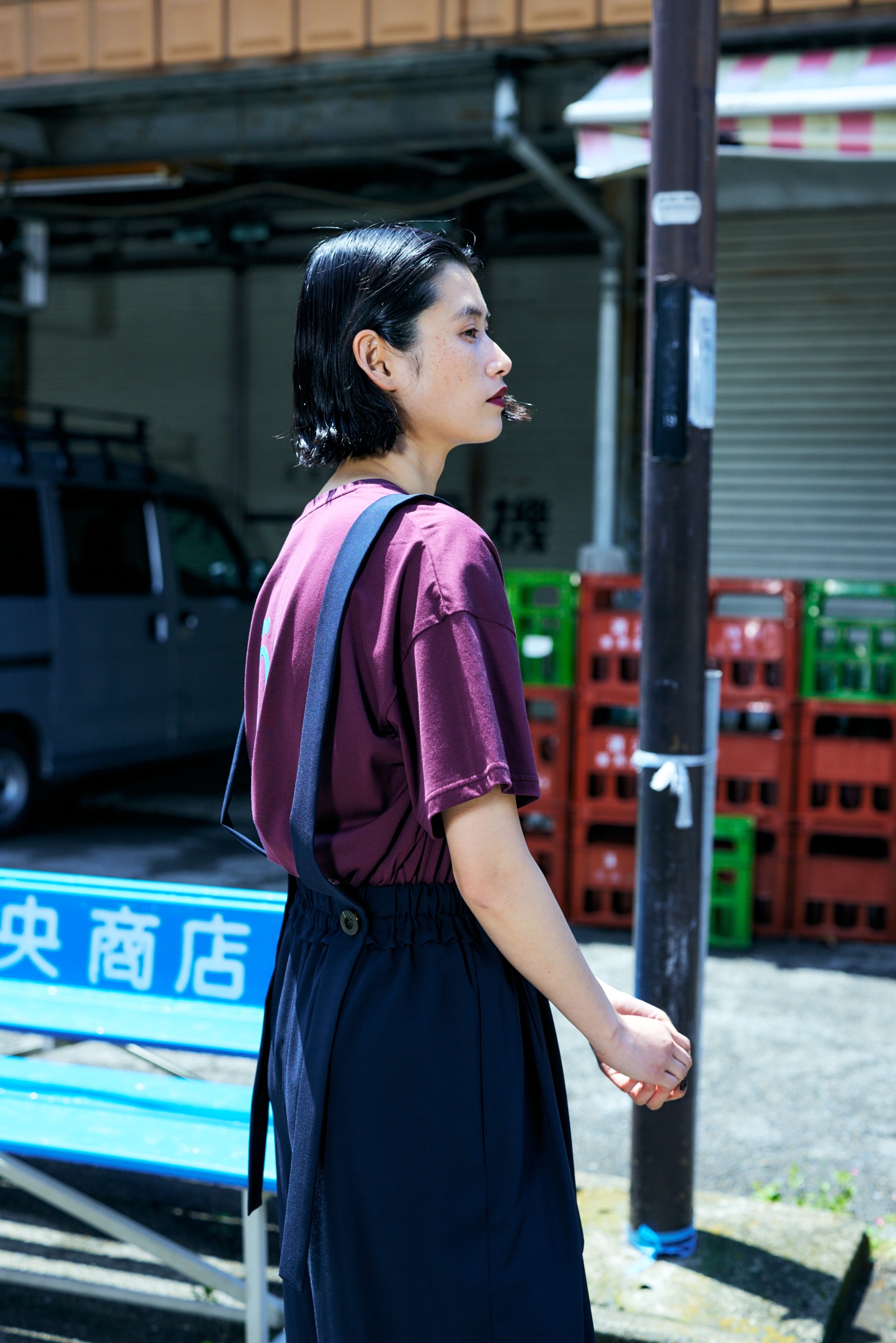 PRIINT T-SHIRT｜38｜BLK｜CUT AND SEWN｜|ENFÖLD OFFICIAL ONLINE 