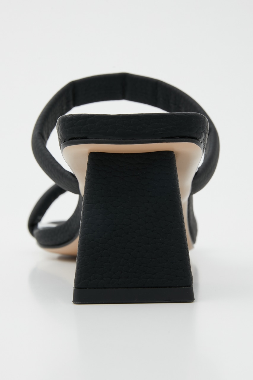 スクエアストレンジサンダル BLK 22.5cm