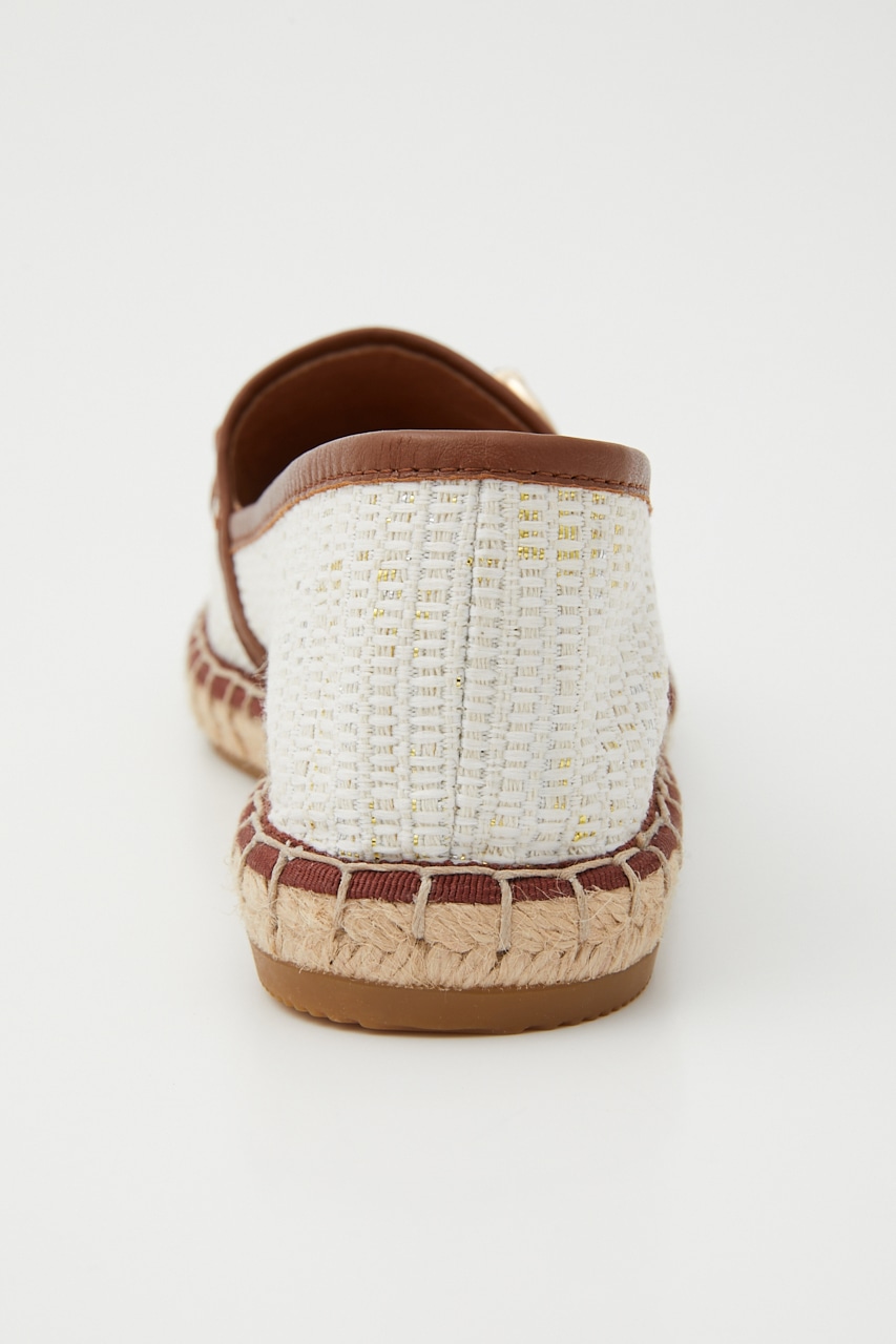 ハシバミビットエスパドリーユ 柄ECRU 22.5cm