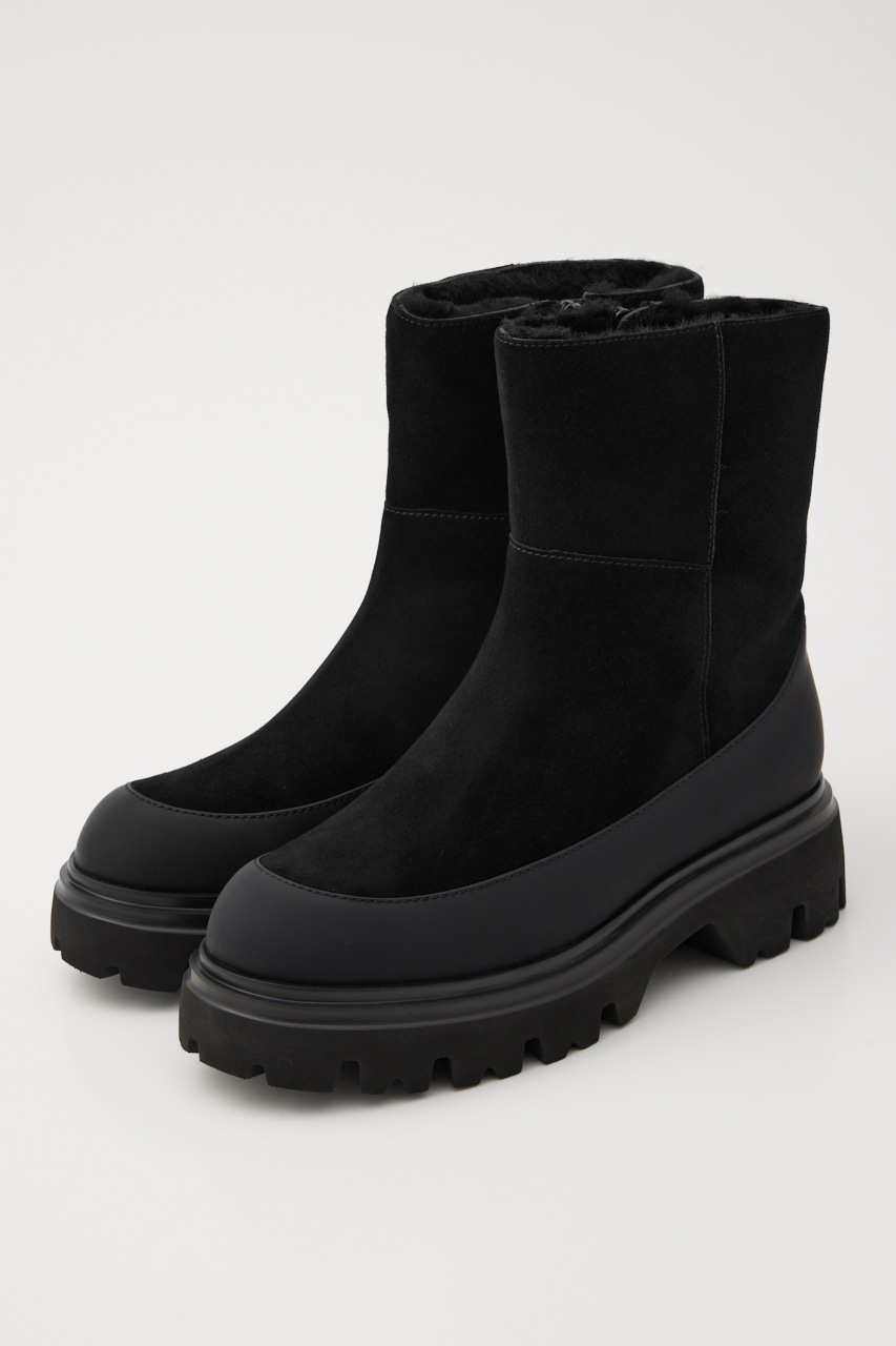 モンススノームートンブーツ D/BLK 24.0cm