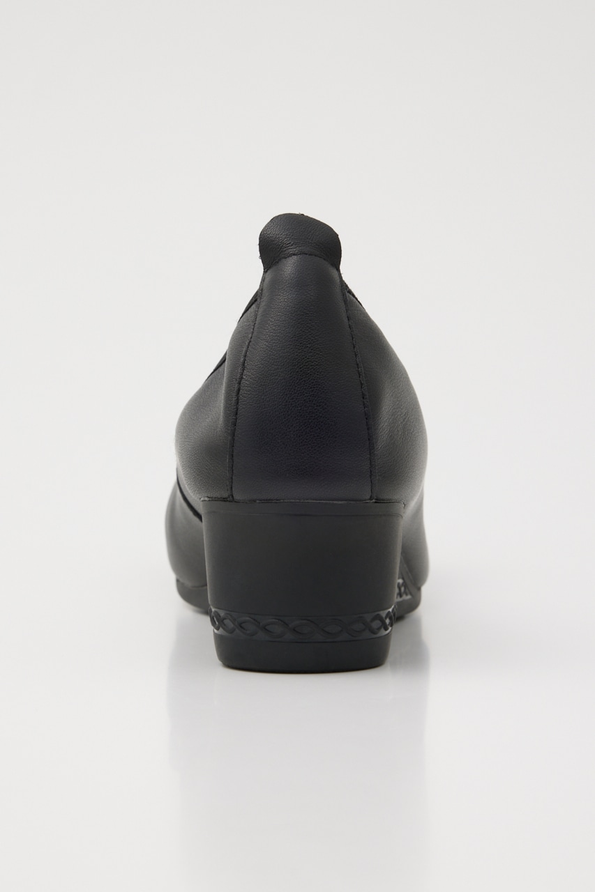 STACCATOのパール付き厚底パンプス★黒★美品★２３㎝★定価２万５千円 STACCATO | パールリボンウェッジソールパンプス (パンプス