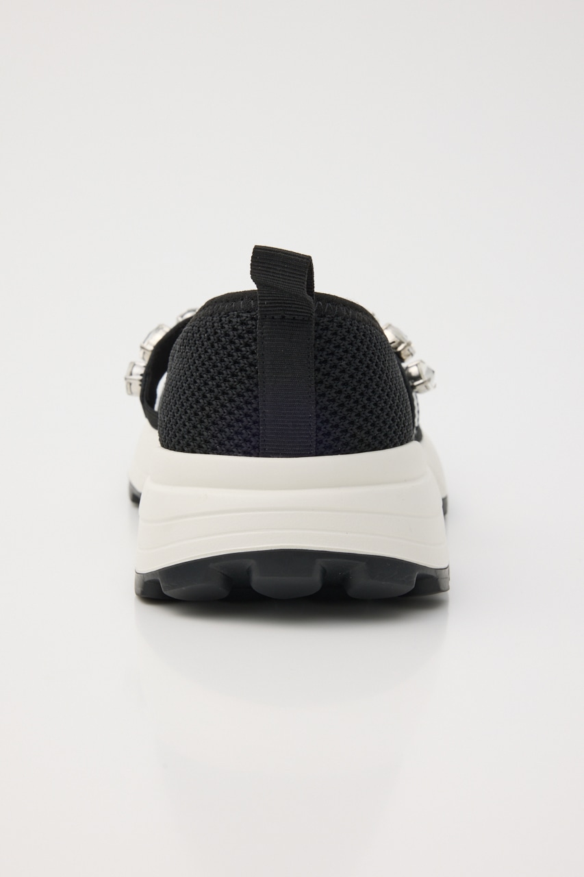 メリージェーンコンビスリッポン BLK 24.0cm