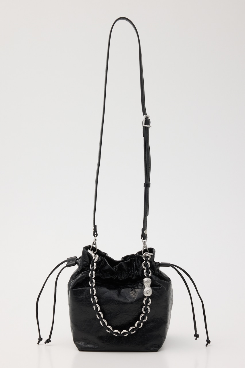 ミニマルバケットバッグ BLK FREE