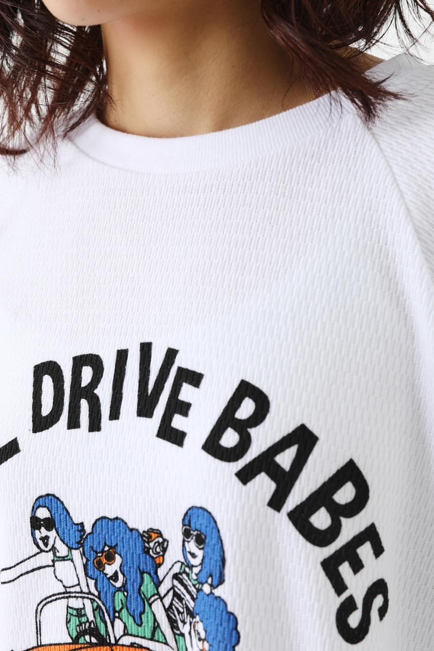 ロデオクラウンズワイドボウル　CHILL DRIVE BABES L/STシャツ
