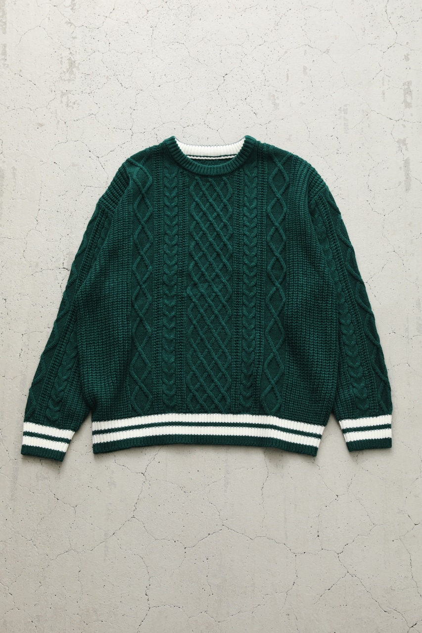 SLY カラーラインニットトップス