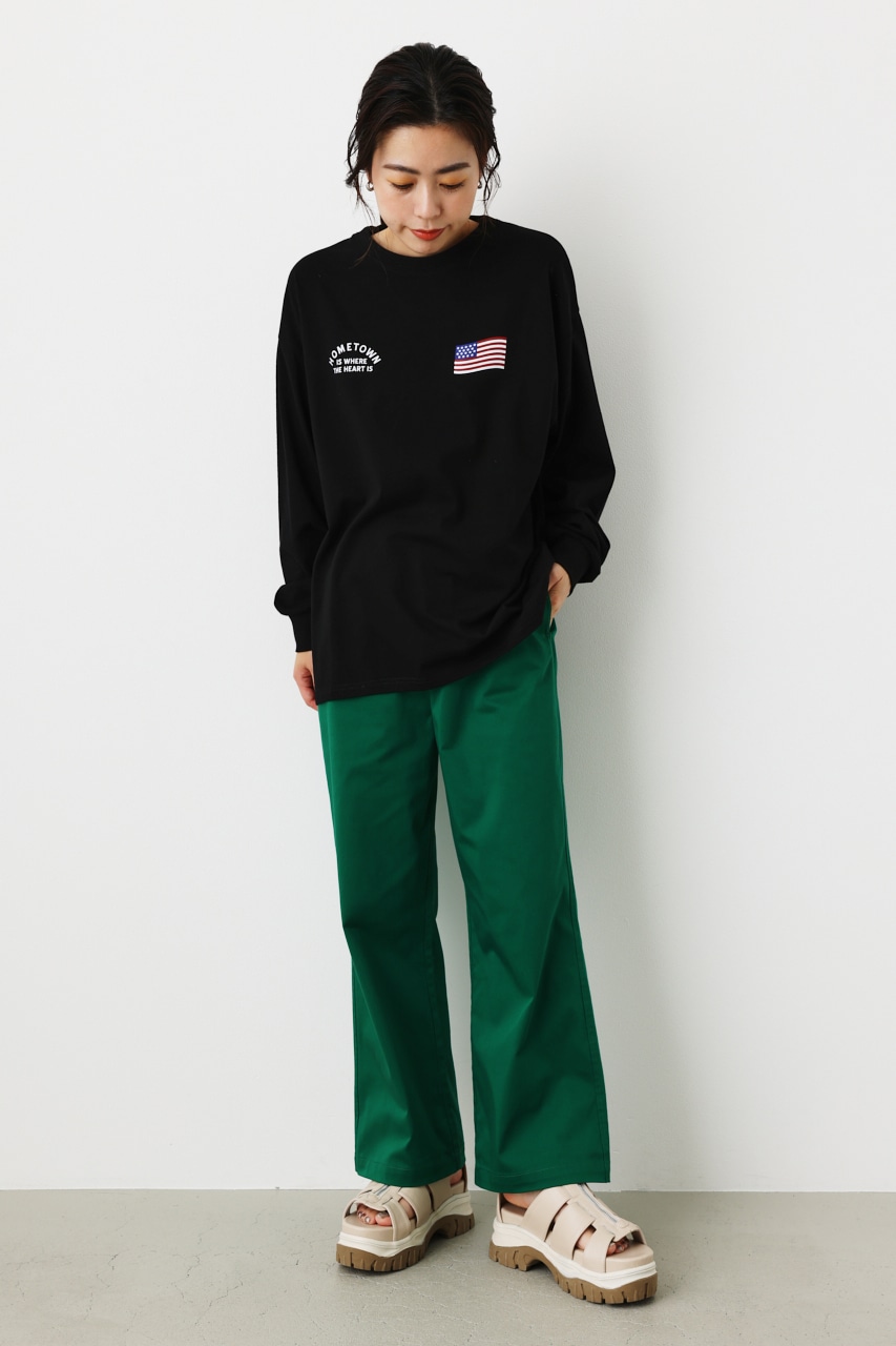 【一部店舗・WEB限定】Vintage World ロングTシャツ BLK FREE