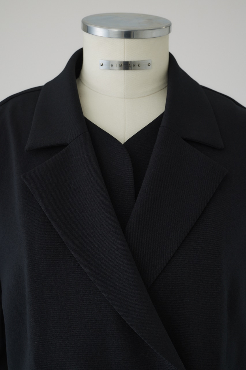 Double breasted middle JK BLK FREE