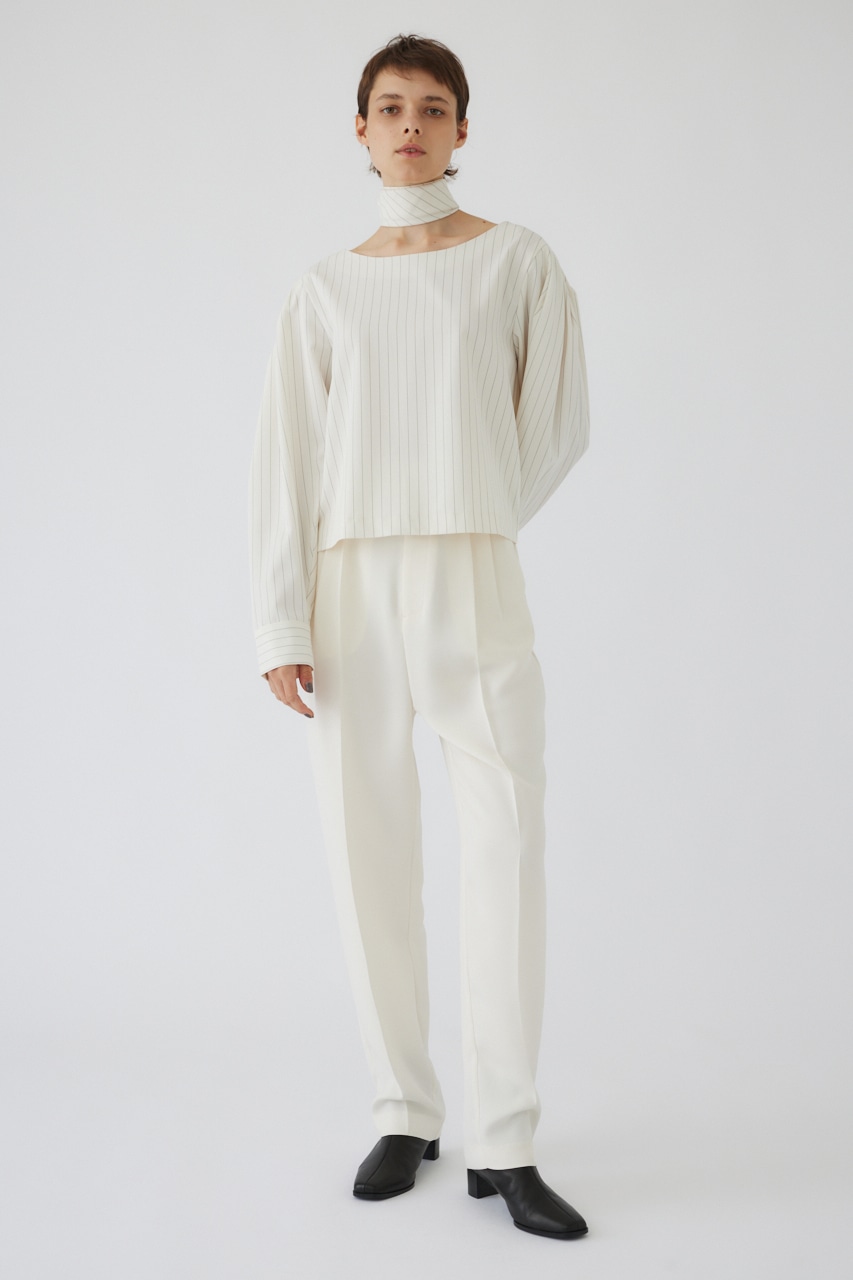 【LIMITED SALE】Shoulder volume scarf set IVOY FREE