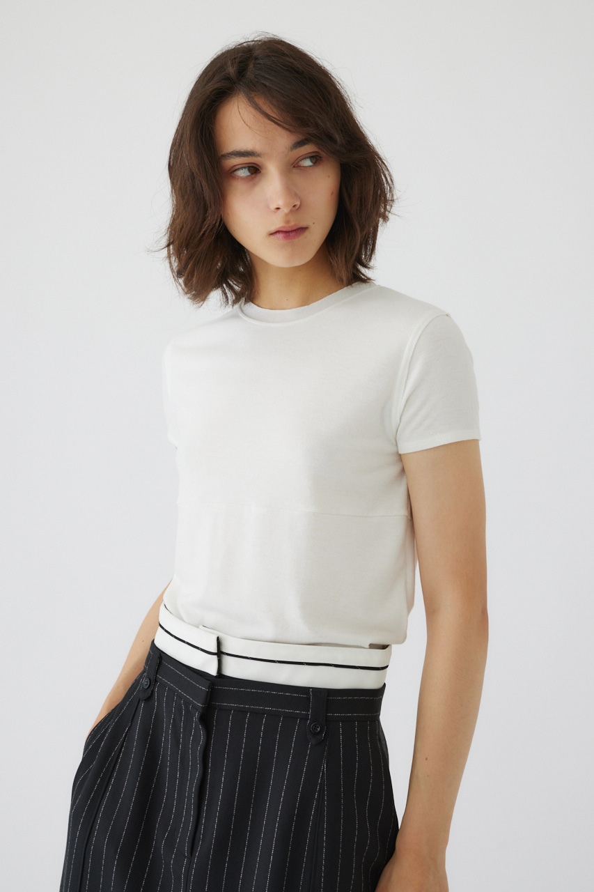 RIM.ARK | Color changing stitch T/SH (T-SHIRT(SHORT SLEEVE