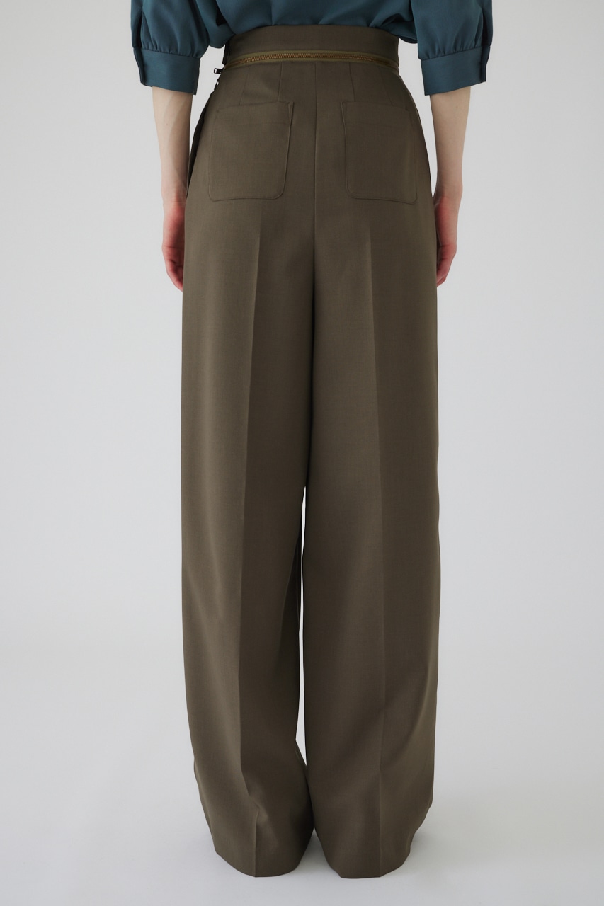 Waist zip PT L/BRN 38