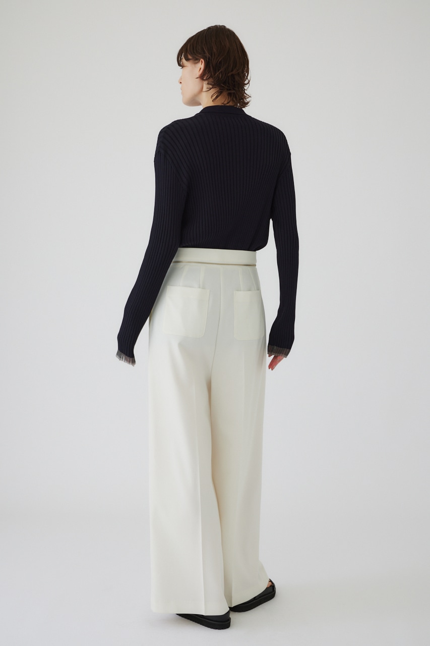 Waist zip PT O/WHT 38