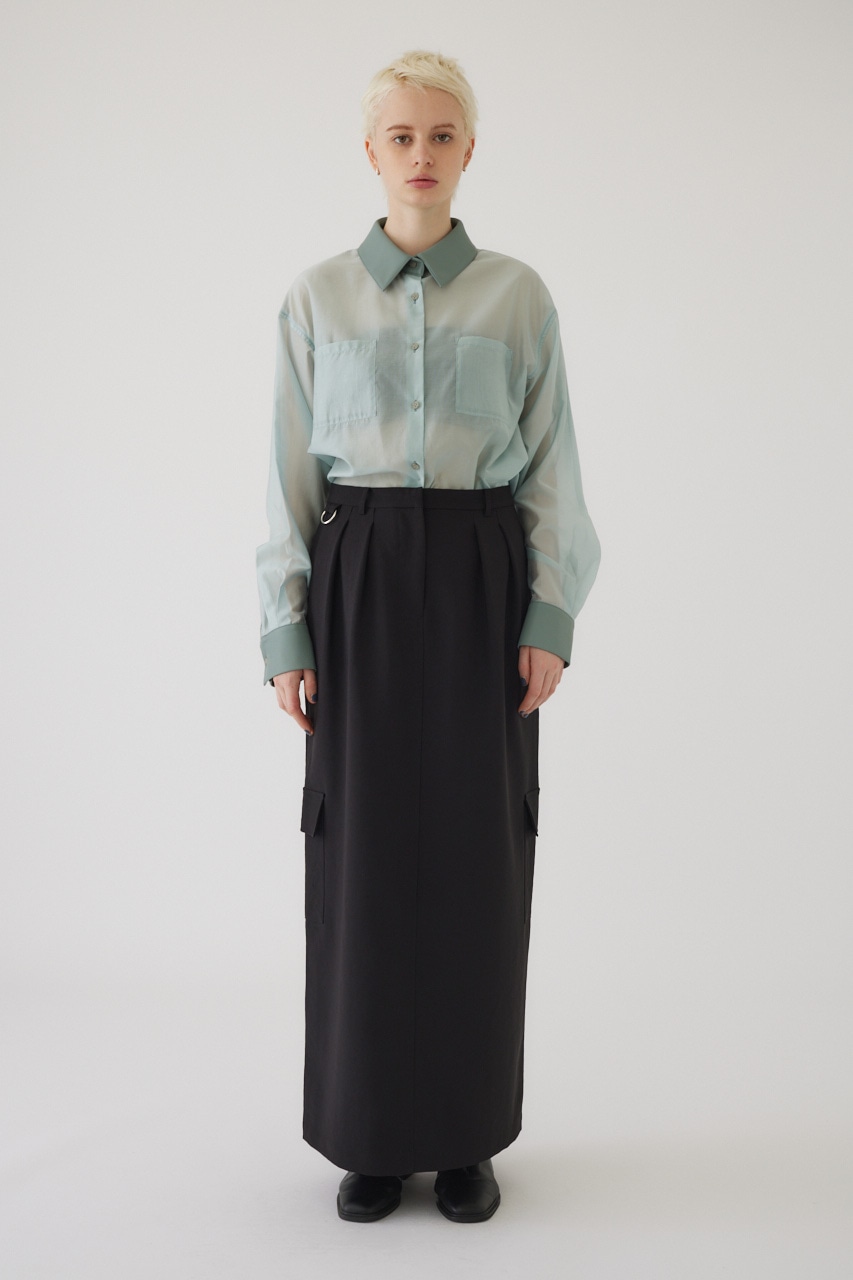 RIM.ARK | Back tuck long SK (LONG SKIRTS ) |RIM.ARK ONLINE STORE 