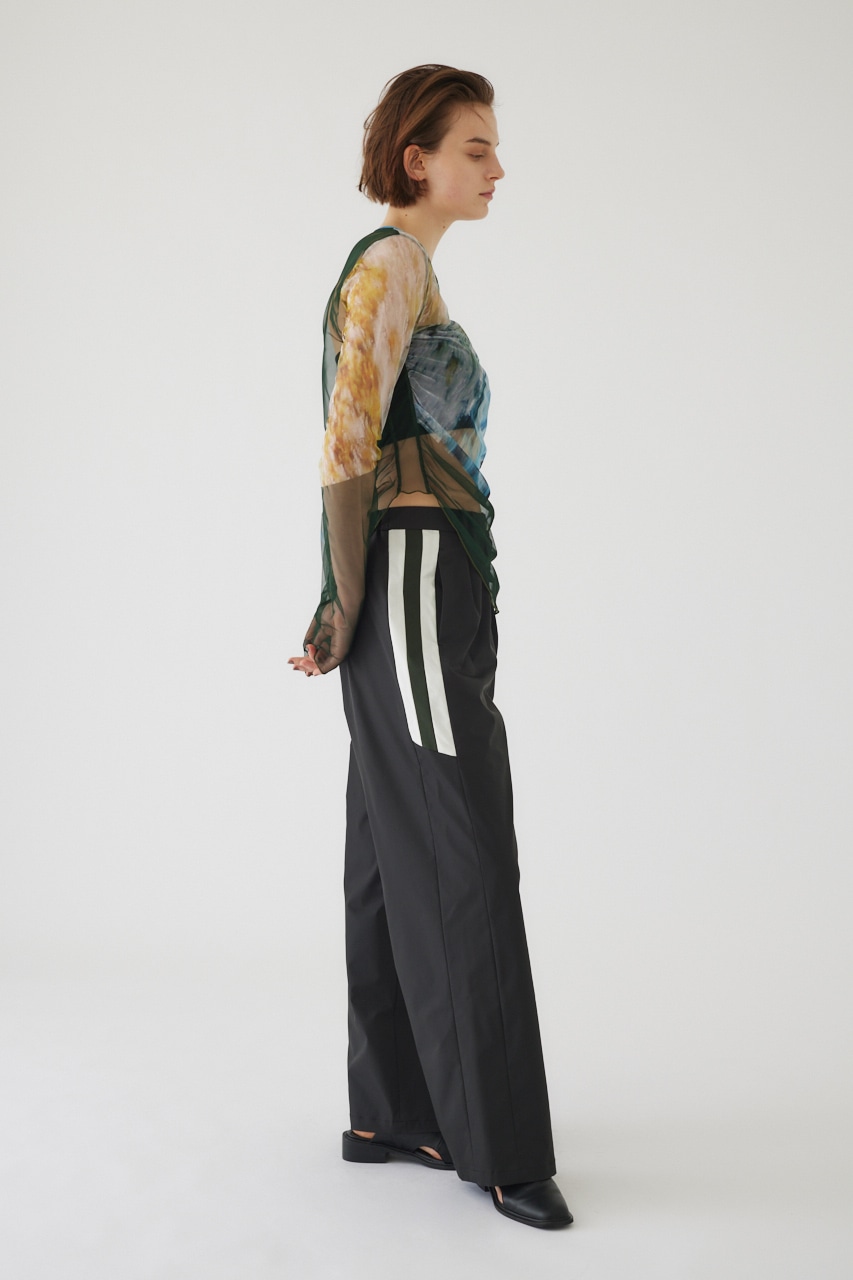 Photograph printed tops GRN FREE