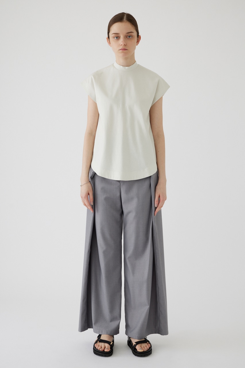 Mannish nosleeve cut tops L/BEG FREE