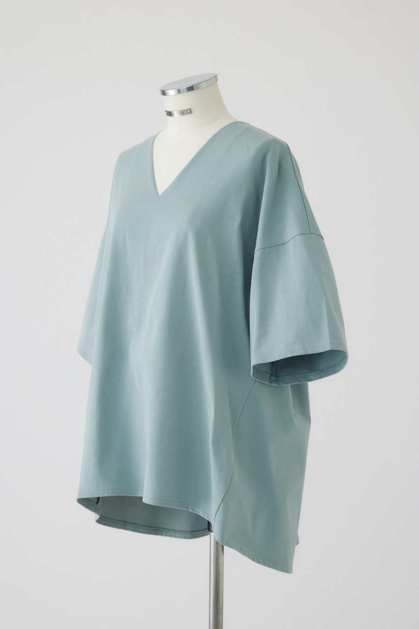 Oversized round T/SH L/GRN FREE