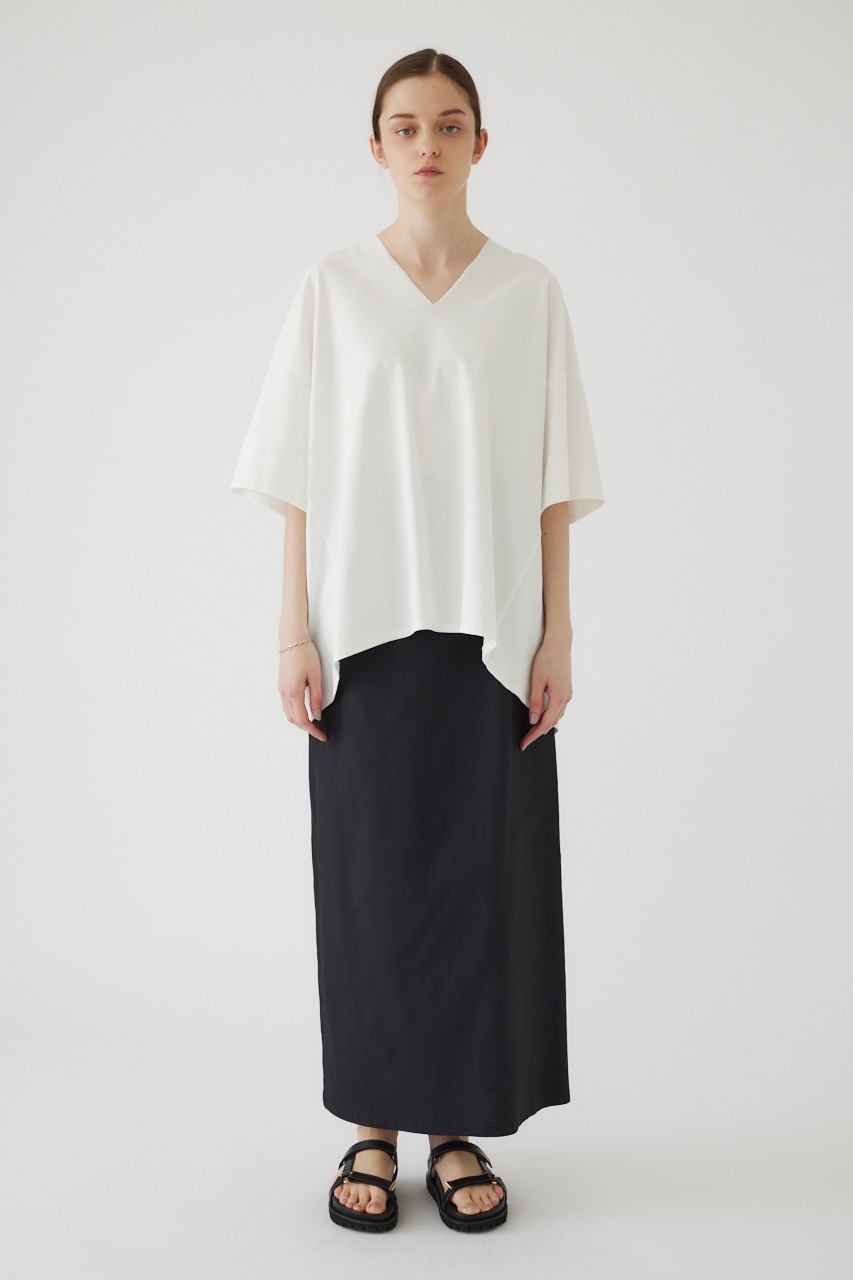 Oversized round T/SH WHT FREE