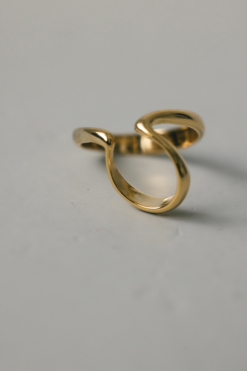 アシンメトリーイヤーカフ GLD FREE