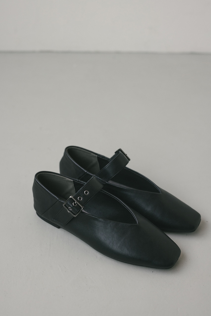 Vカッティングメリージェーン BLK S