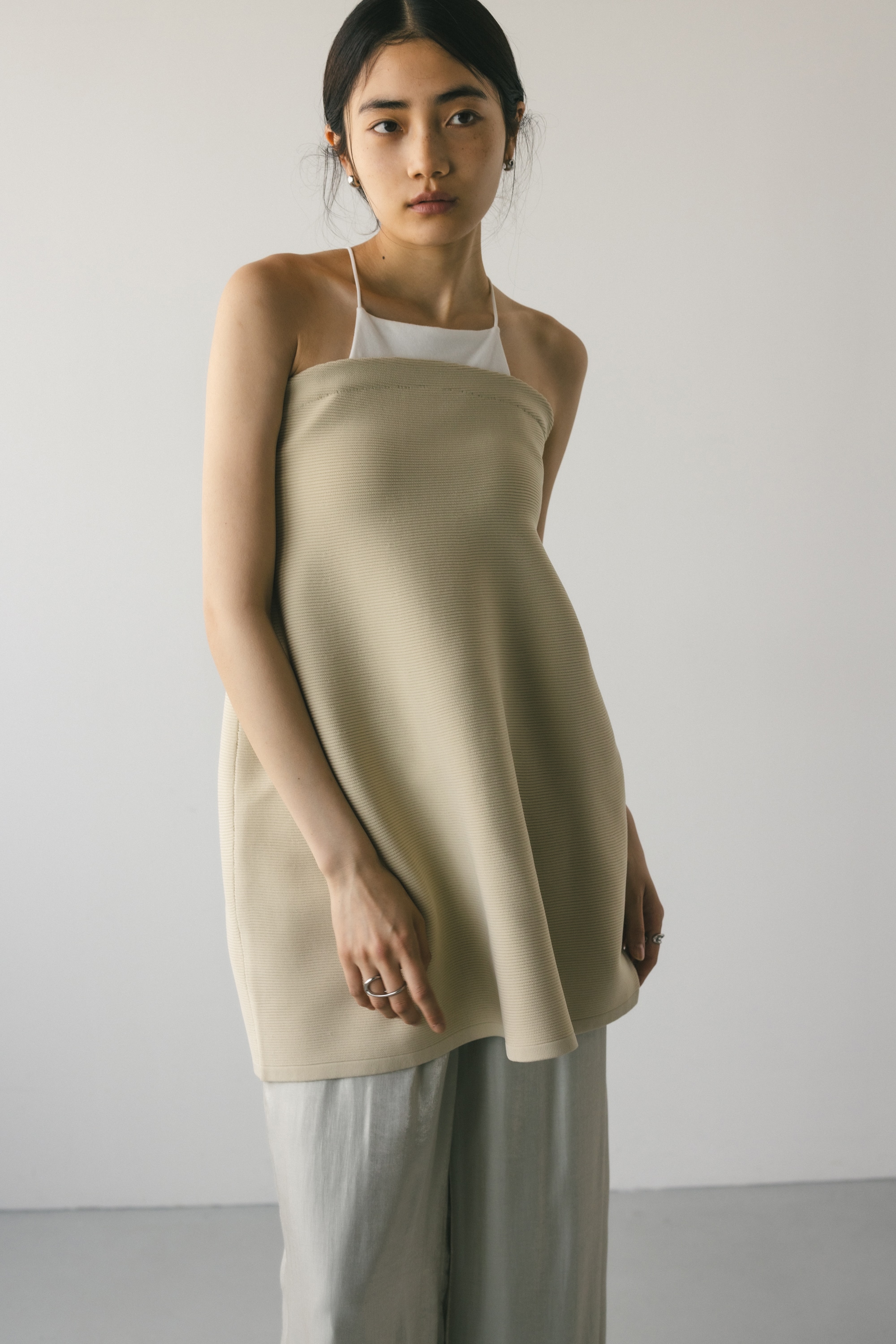 フォルムチュニックベアトップ BEG FREE