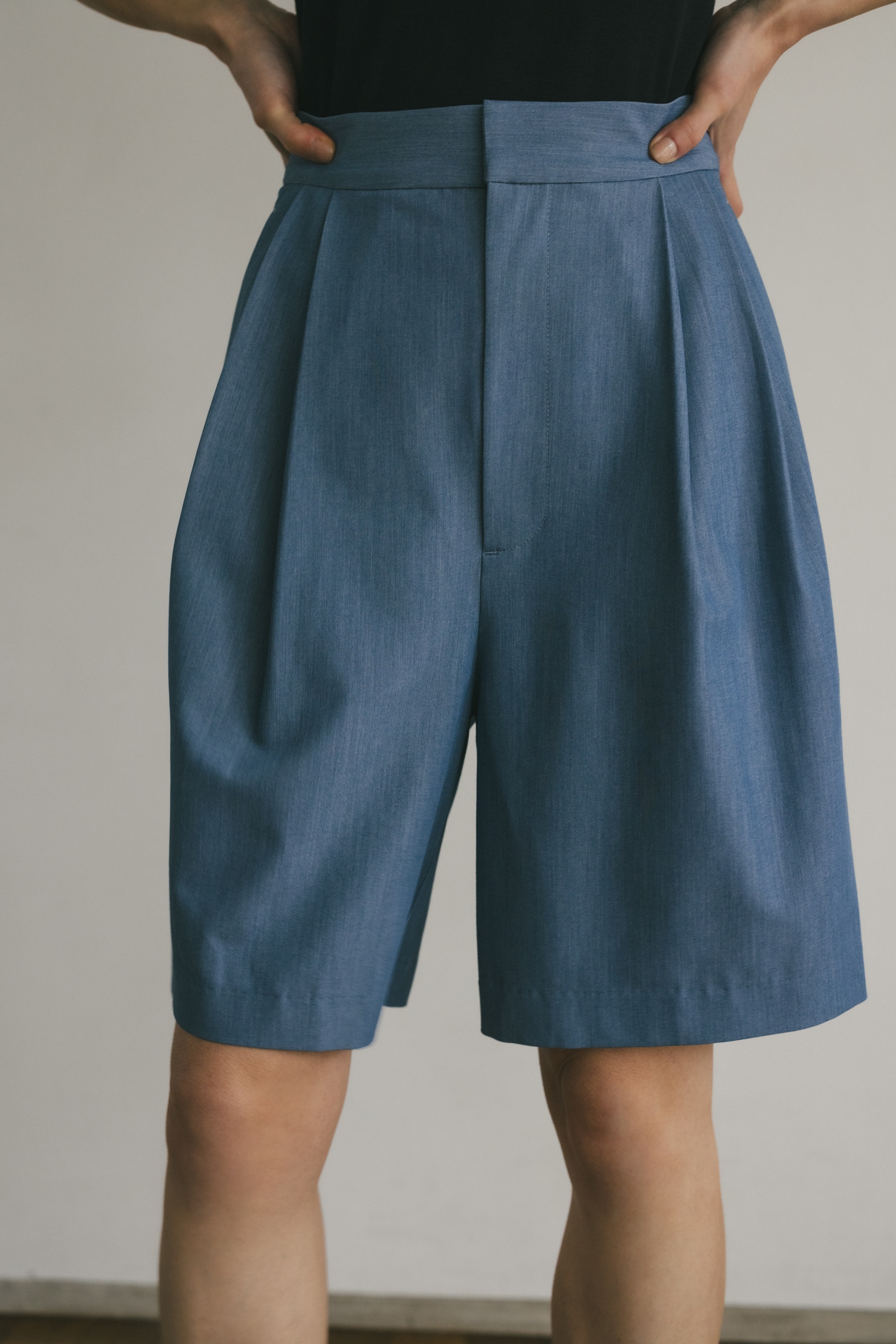 フォルムショートパンツ SAX S