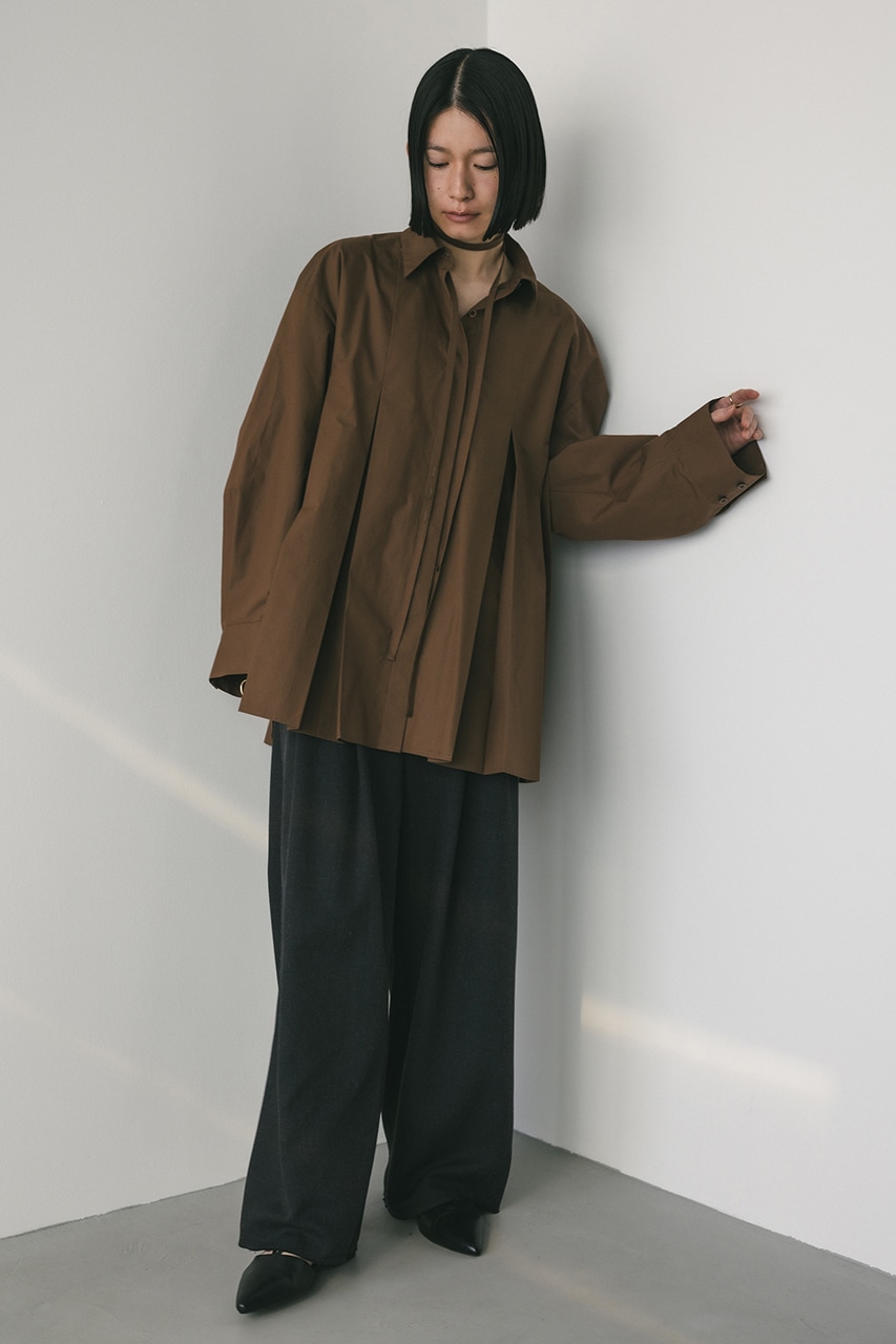 ボックスタックシャツ BRN FREE