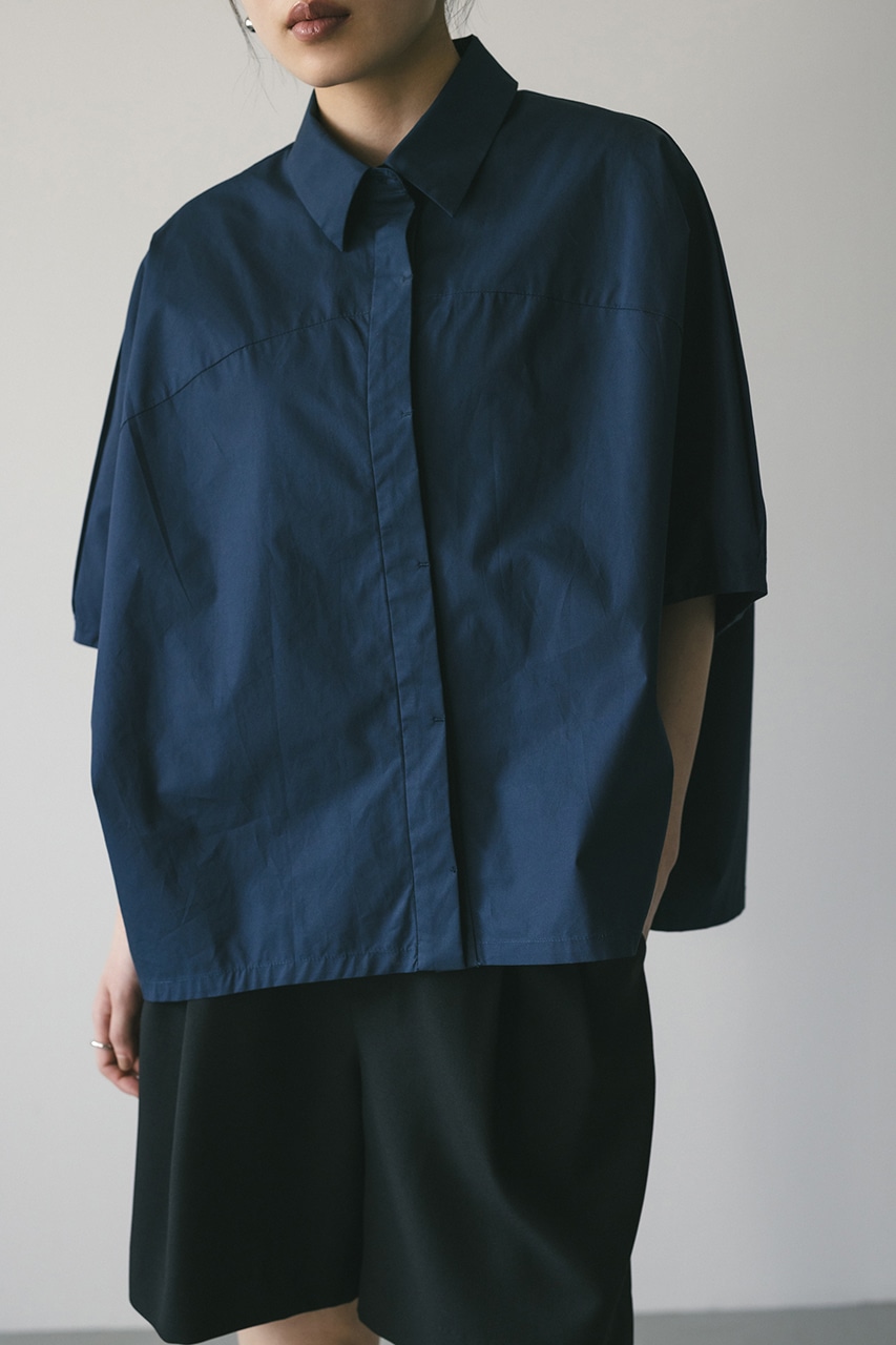 テントスリーブルーズシャツ NVY FREE