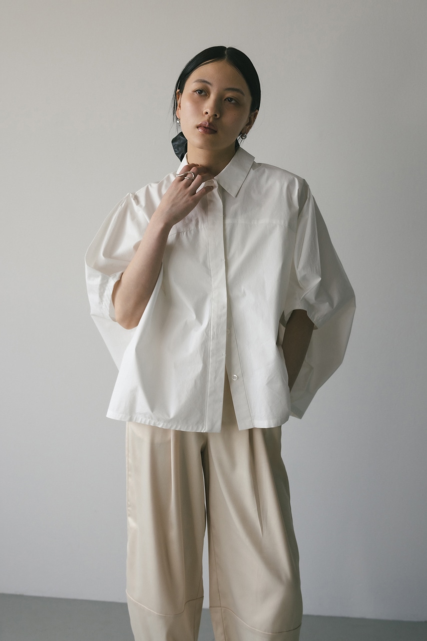 テントスリーブルーズシャツ WHT FREE