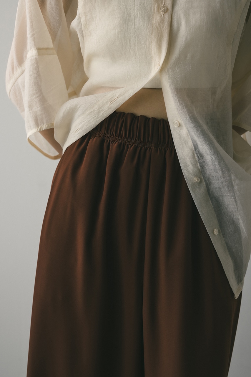 リラックスイージーパンツ BRN M