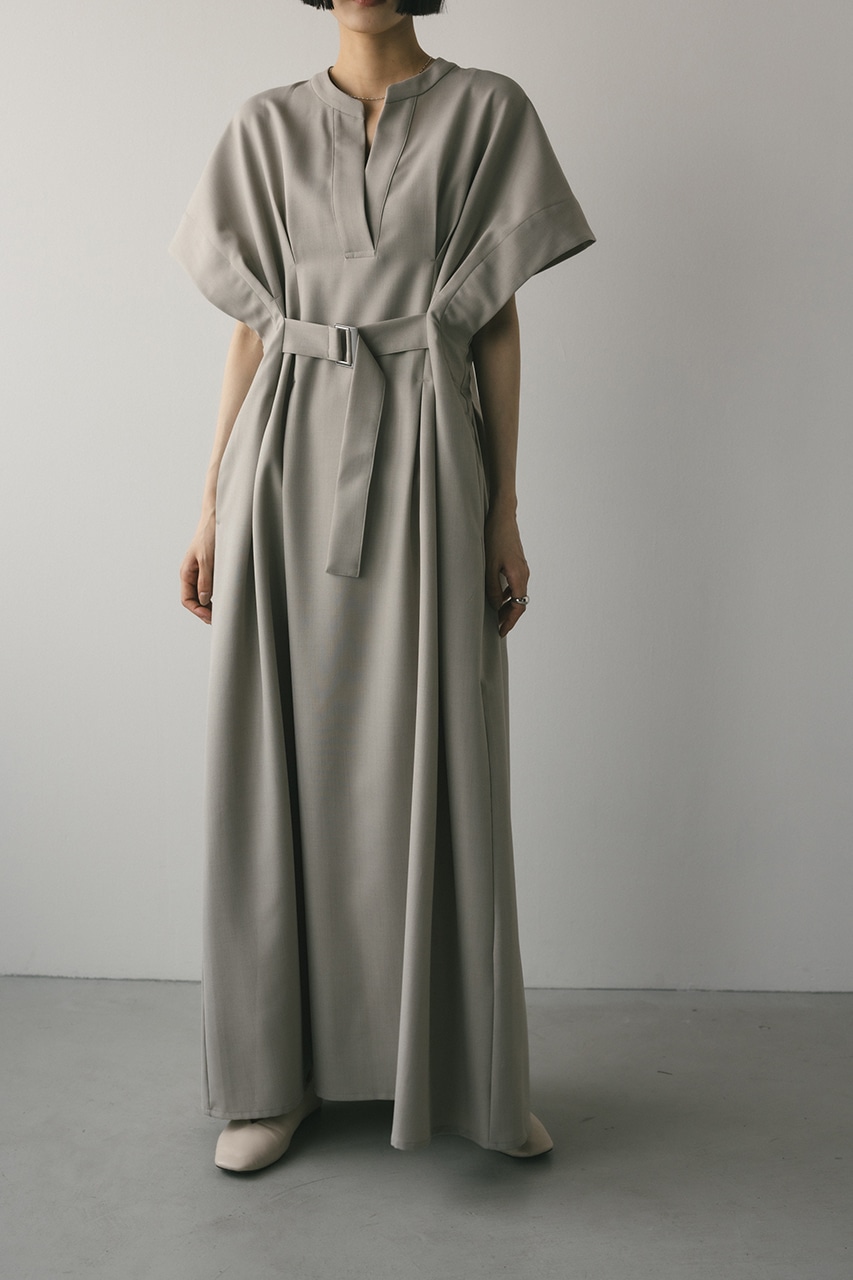 バックルベルトワンピース BEG S