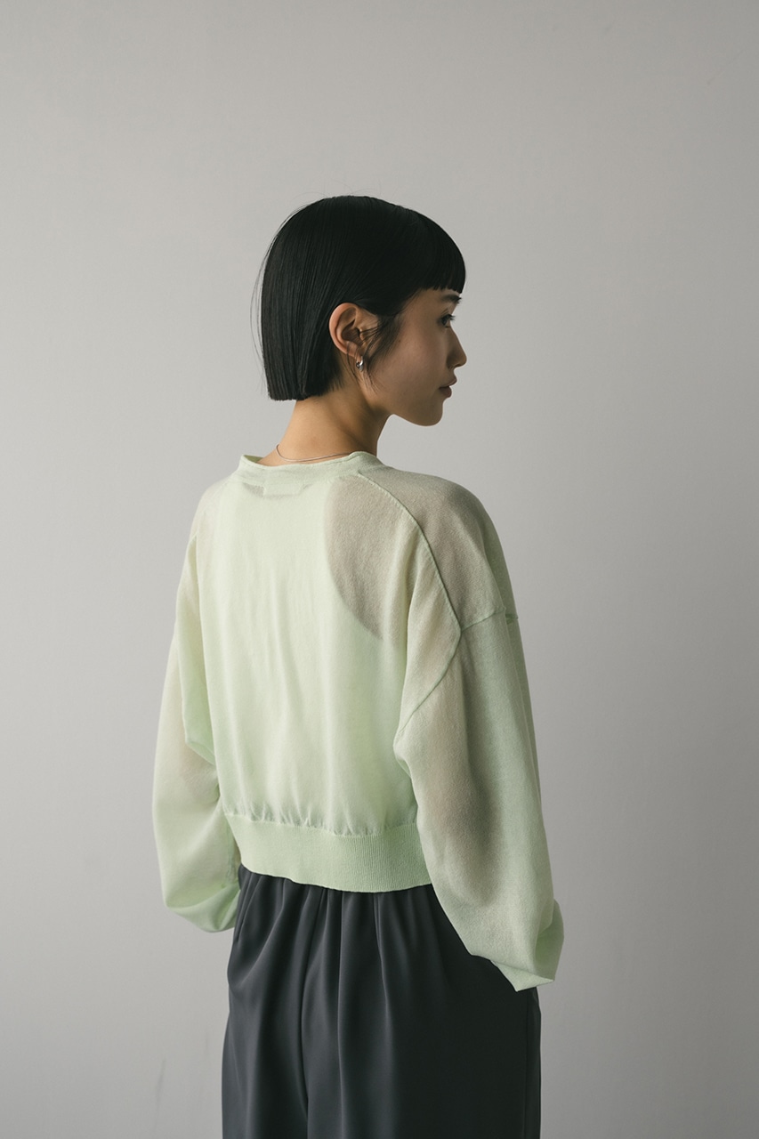 シアーニットカーディガン MINT FREE