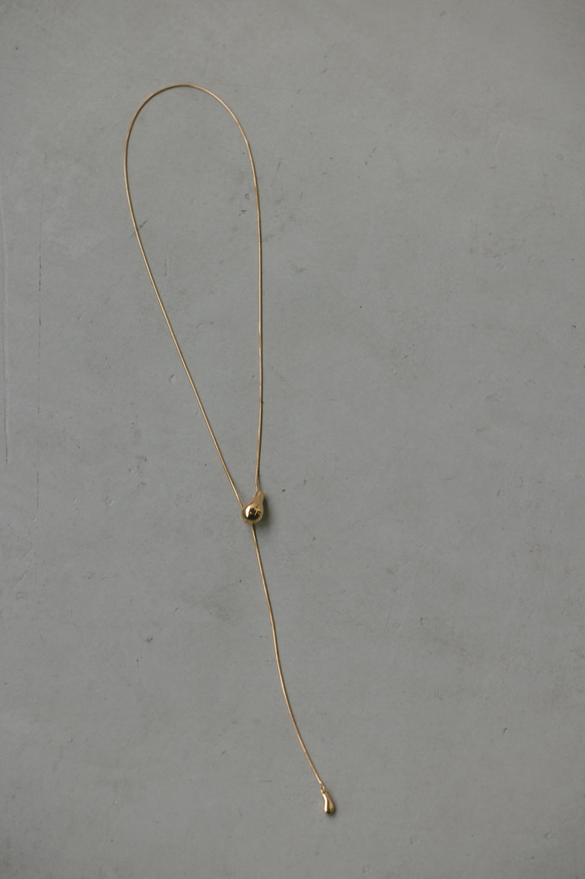 スネイクチェーンスライドネックレス GLD FREE