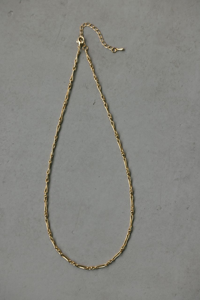 ボーンチェーンネックレス GLD FREE