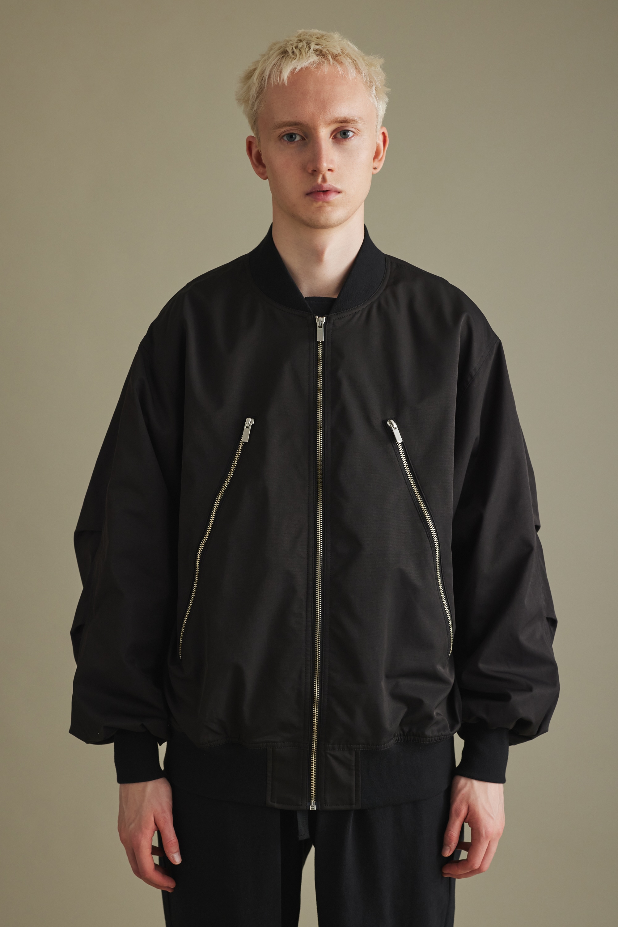 STYLEMIXER | ロングジップルーズMA-1 (ブルゾン ) |SHEL
