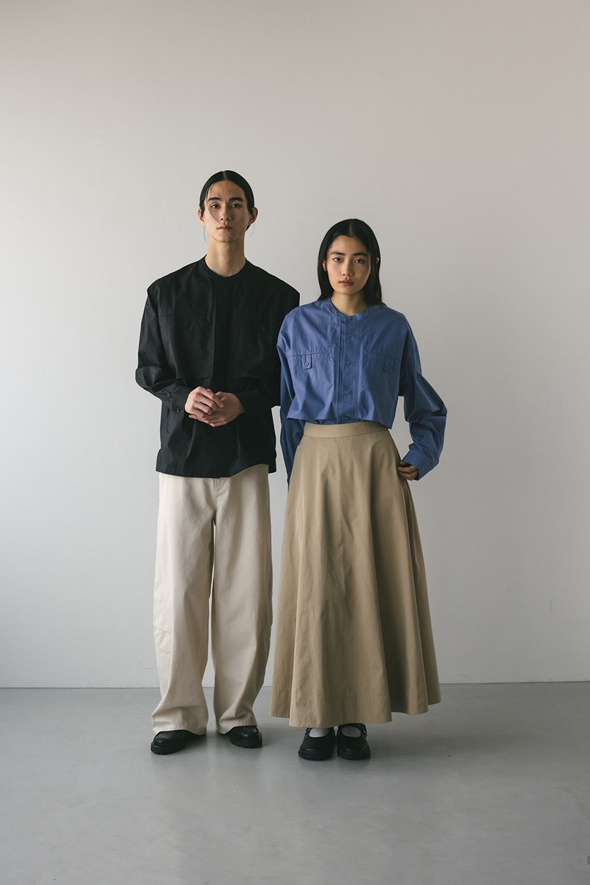 ビッグポケットフラップシャツ BLK M