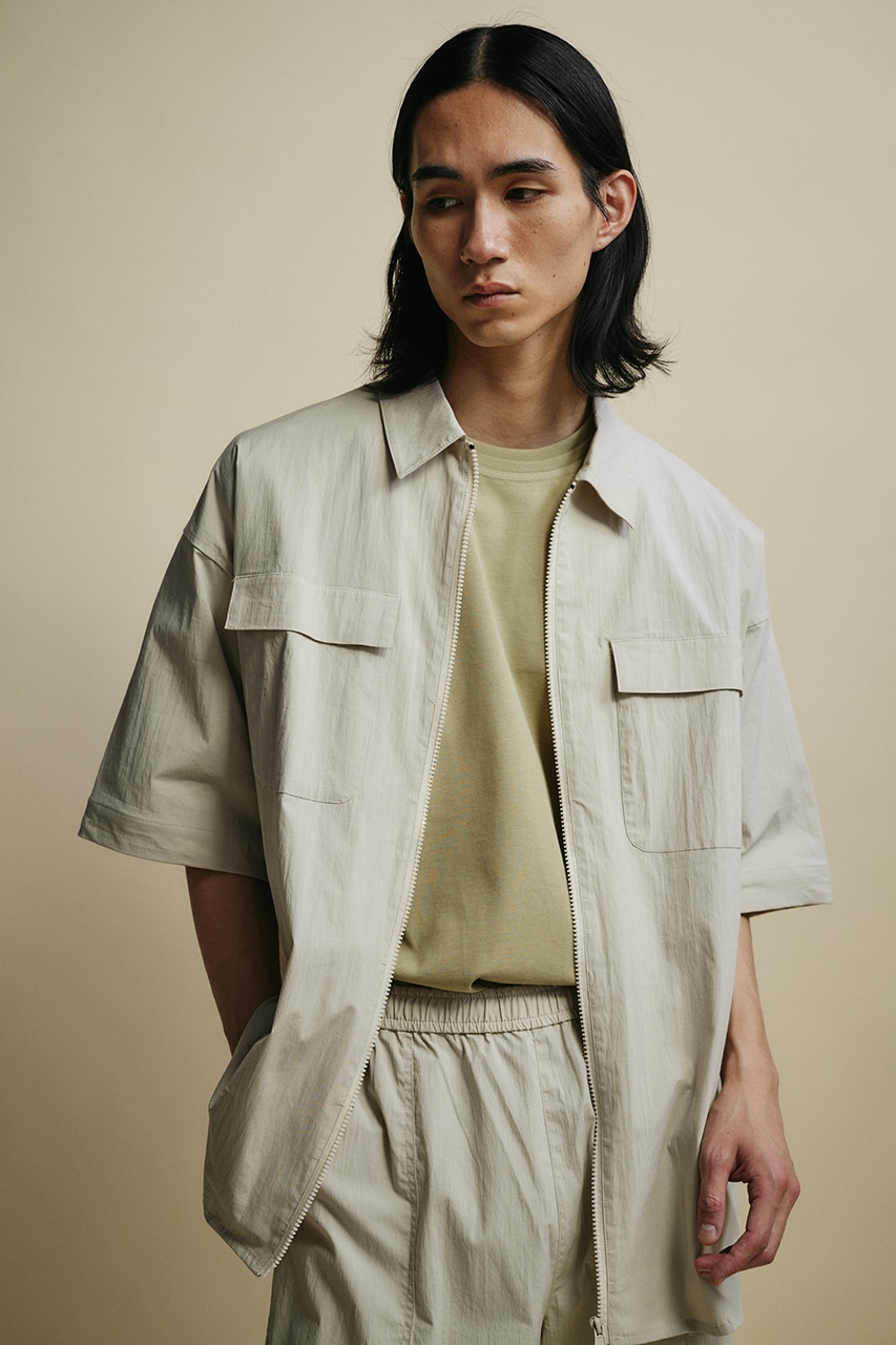 ACTIVE撥水デタッチャブルシャツ IVOY M