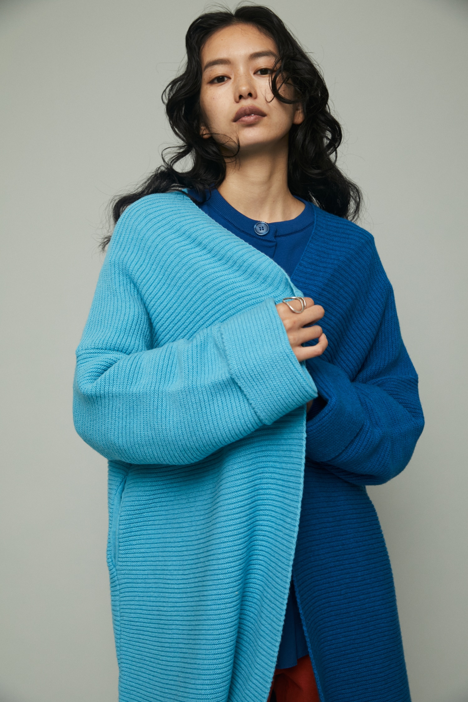 HeRIN.CYE | Color block haori (カーディガン ) |SHEL'TTER WEBSTORE