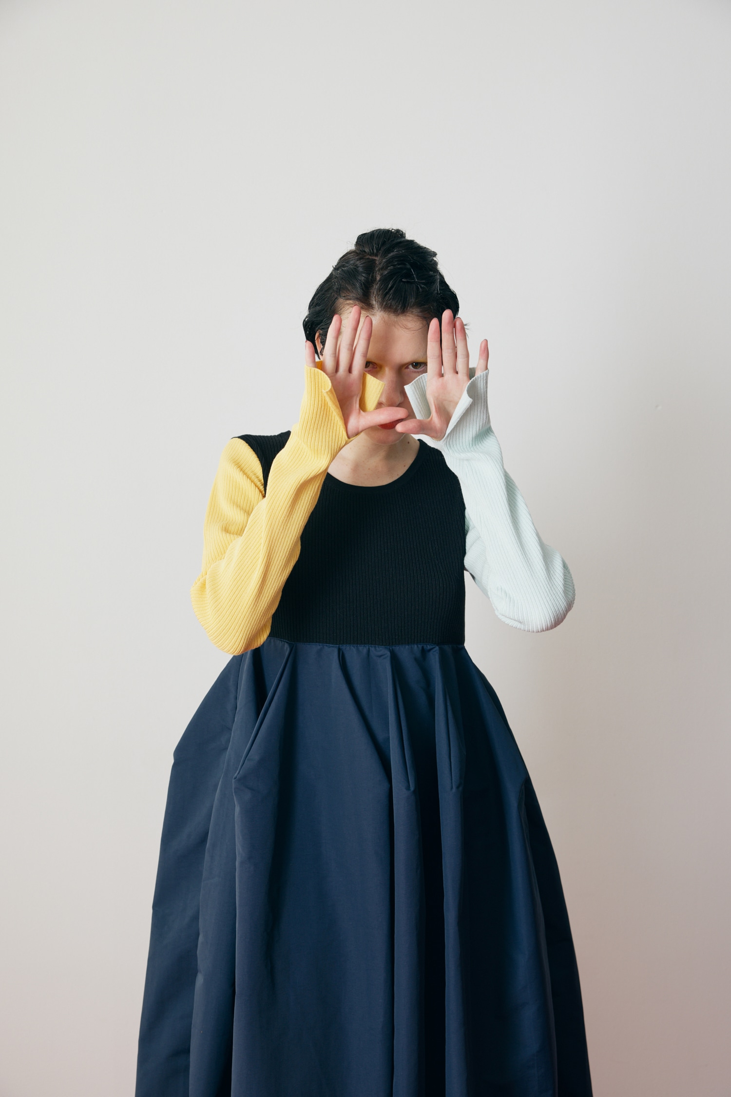 HeRIN.CYE | Mountain form dress (ワンピース(ミニ・ミディアム 