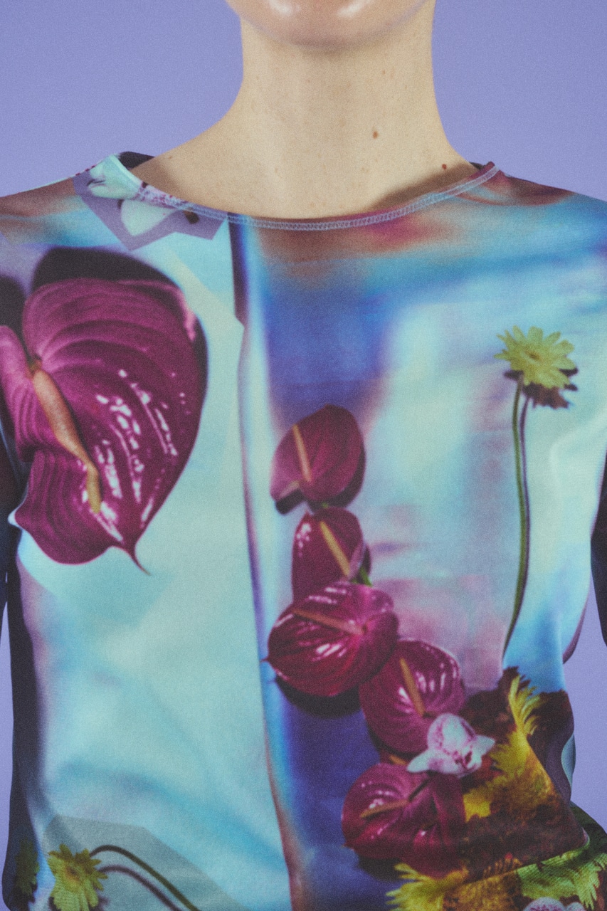 duft for HeRIN.CYE FLOWER BLOOM ロンTee Multi_1 FREE