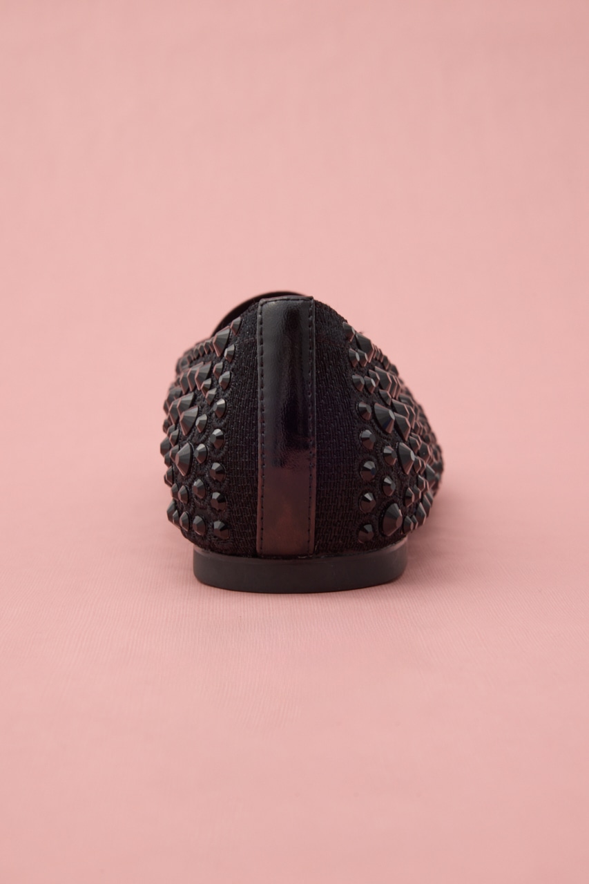ストーンソーンバレエフラット BLK 23.0cm