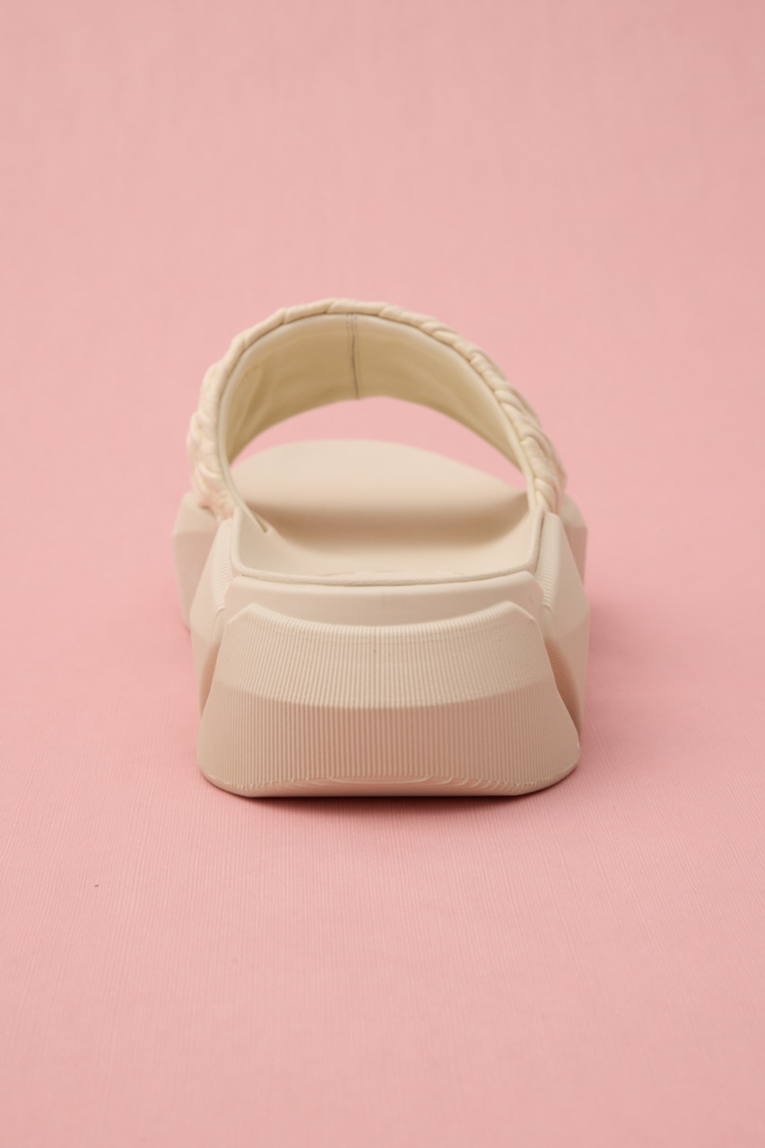 ガボンボリュームサンダル WHT 23.5cm