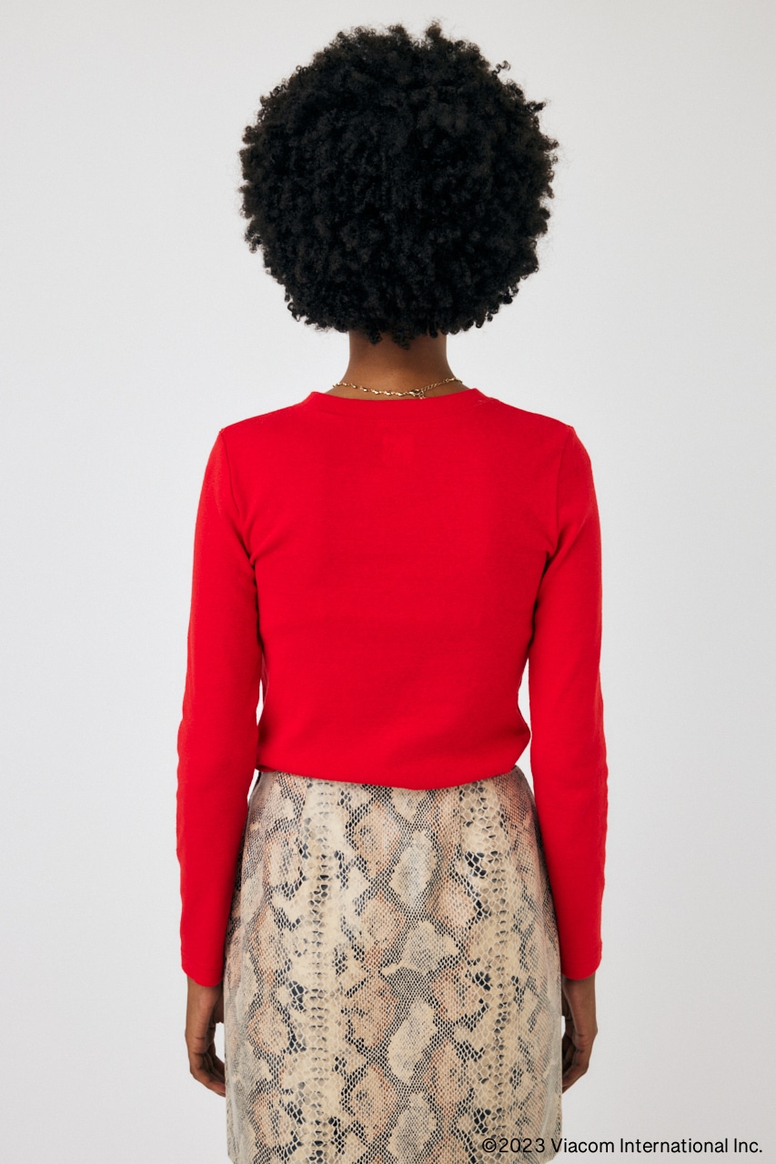 MTV TIGHT LS Tシャツ RED FREE