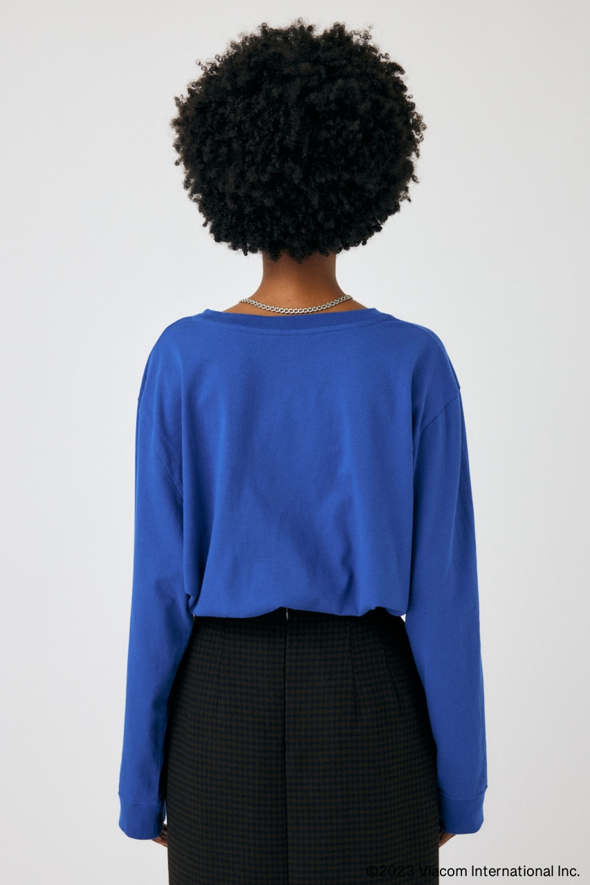 MTV LONG SLEEVE Tシャツ BLU FREE
