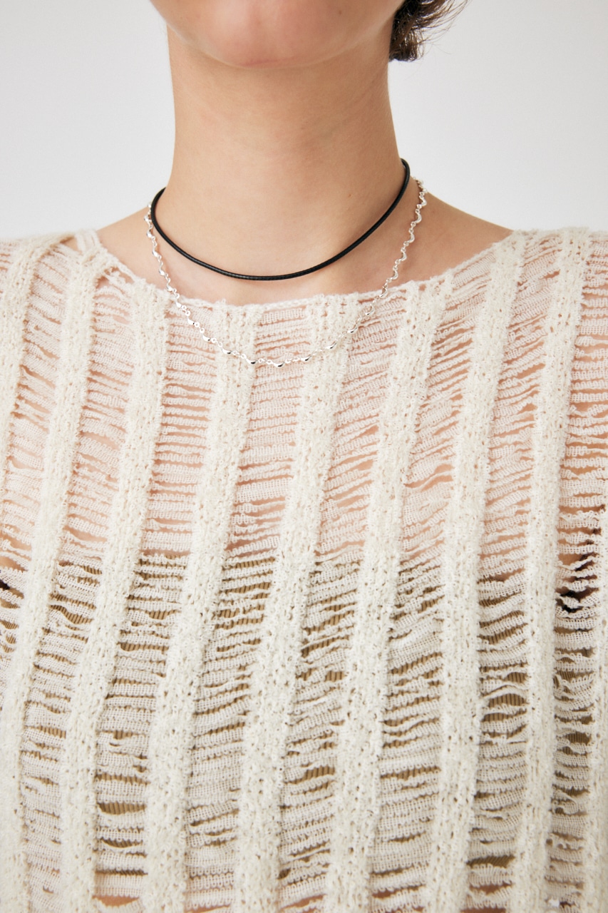 MOUSSY | TAPE YARN KNIT タンクトップ (タンクトップ ) |SHEL