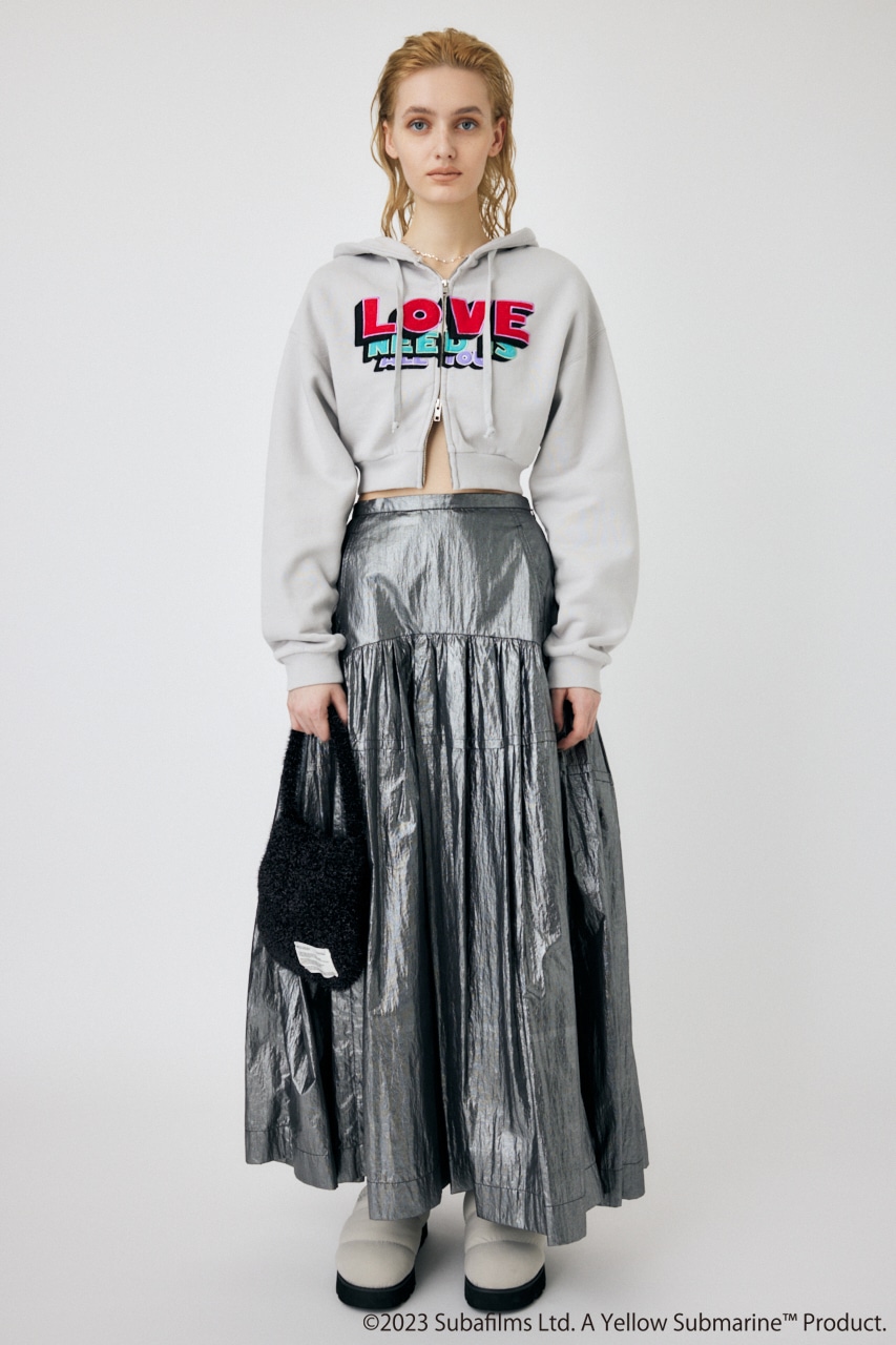 YELLOW SUBMARINE ZIP フーディー L/GRY FREE