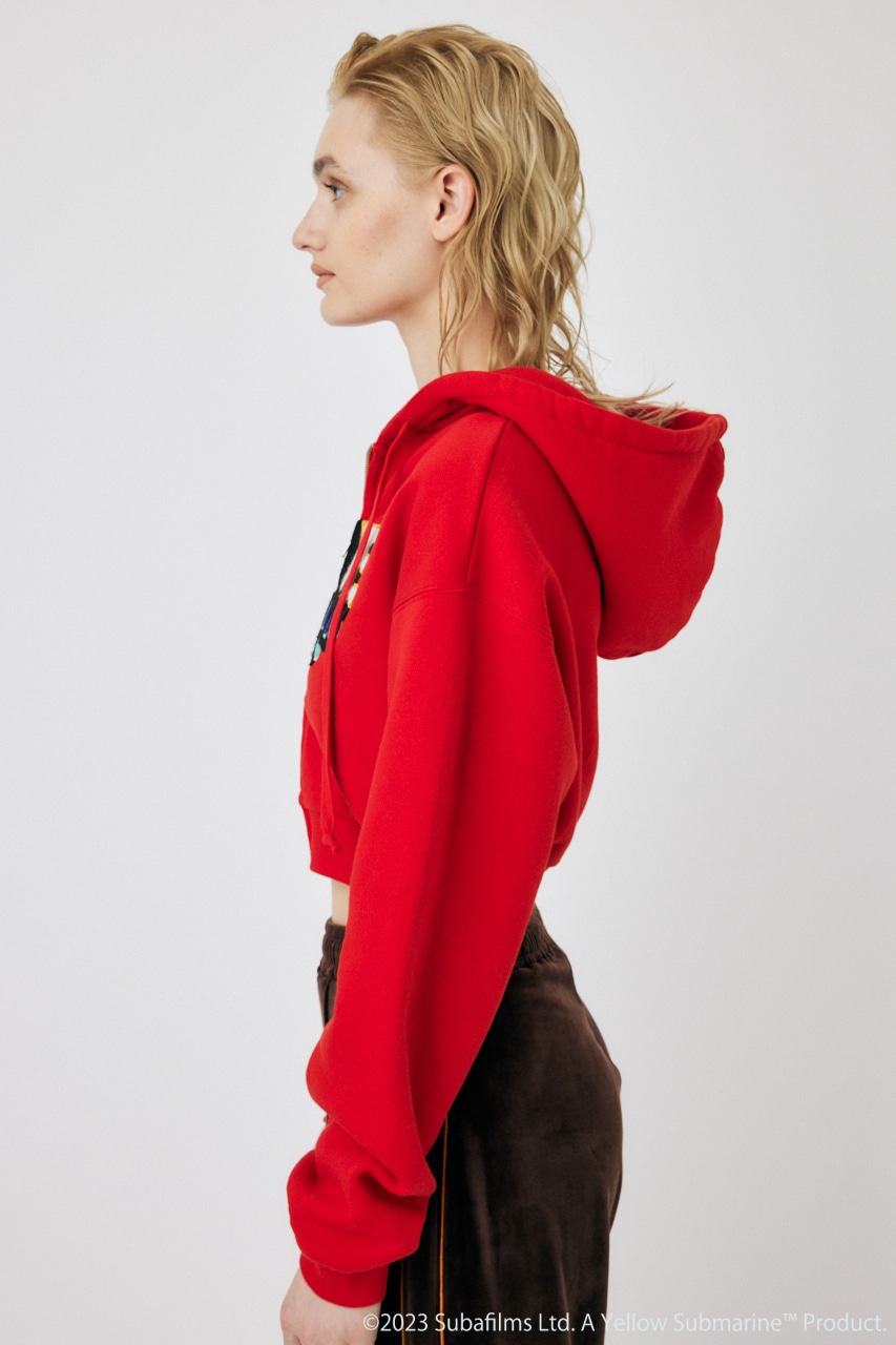 YELLOW SUBMARINE ZIP フーディー RED FREE
