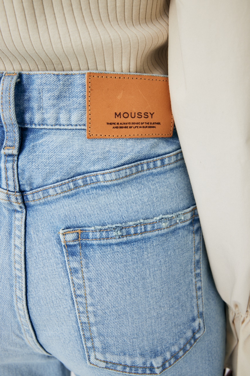 MOUSSY MVS FLARE 24 BLU フレアデニム ブルー