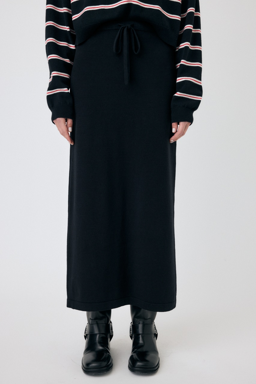 PENCIL ニットスカート BLK FREE