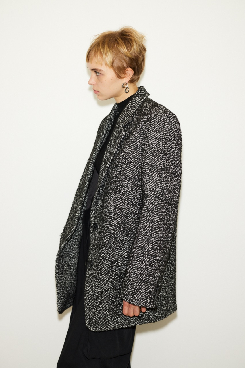 SLY | 【THROW】TWEED BOXY TAILOR ジャケット (ジャケット ) |SHEL