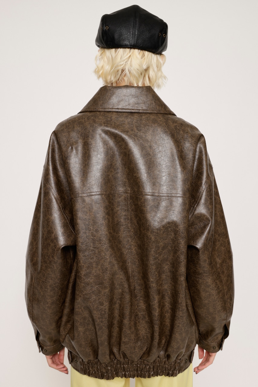 SLY | FAUX LEATHER OVERSIZE ブルゾン (ブルゾン ) |SHEL'TTER WEBSTORE